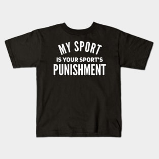 Punishment humor funny gift idea Kids T-Shirt